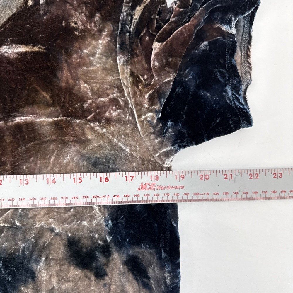 Nation LTD Top T-Shirt Aelly Tee Tie Dye Velvet Size XS - Picture 5 of 7